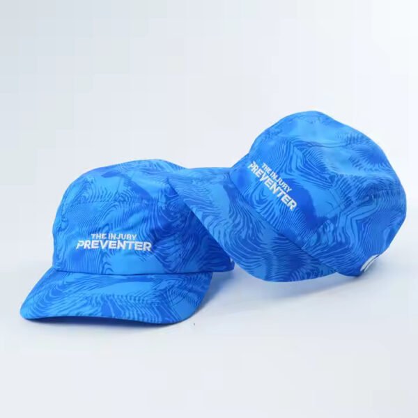 Blue Custom 5 Panel Running Hat – Breathable Outdoor Cap - Image 7