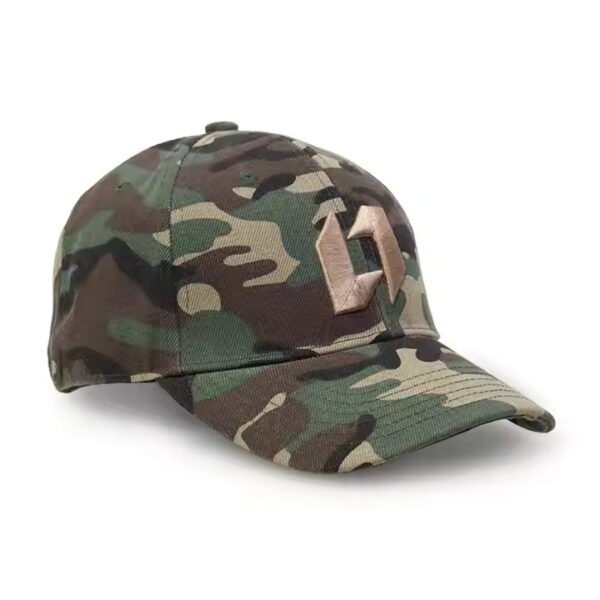 Camo Cap – 3D Embroidered Cotton Twill Baseball Hat - Image 4