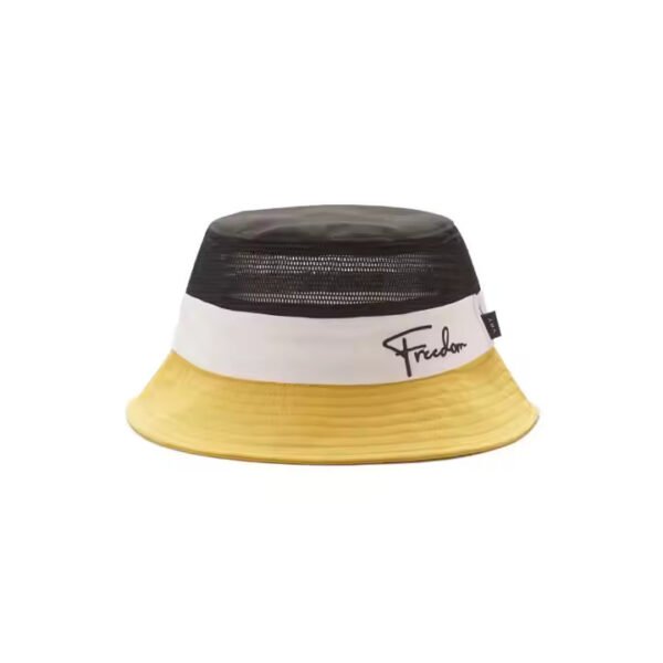 Colorblock Bucket Hat Fisher Style with Mesh Vent – Custom Logo Outdoor Hat - Image 3