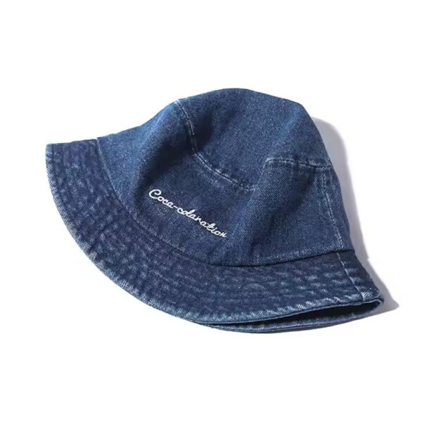 Washed Cotton Black Bucket Hat – Custom Embroidered | Outdoor Style - Image 4