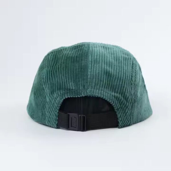 Adult Green Corduroy CT Hat with Embroidered Logo - Image 6