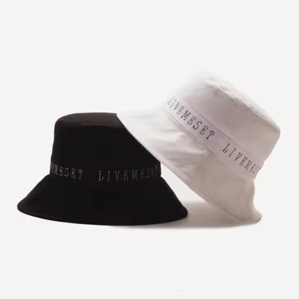 White Cotton Bucket Hats Bulk – Embroidered Logo | Bulk Available - Image 5