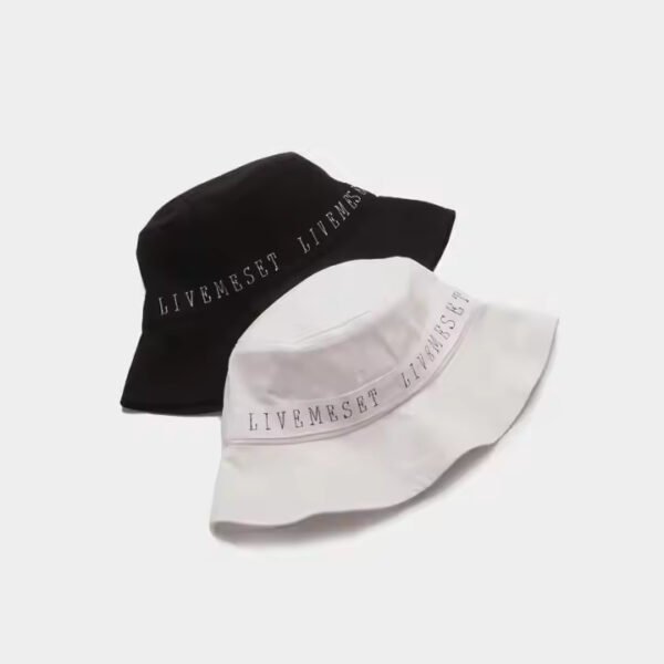 White Cotton Bucket Hats Bulk – Embroidered Logo | Bulk Available - Image 4
