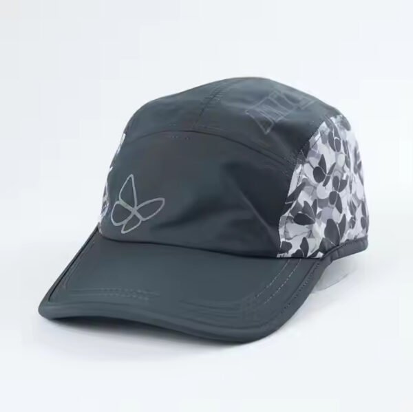 Black Nylon Performance Hat – Curved Brim Outdoor Cap - Image 4