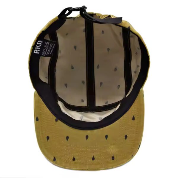 Olive Green Hat - Digital Printed 5 - Panel Polyester Cap for Outdoor - Image 5