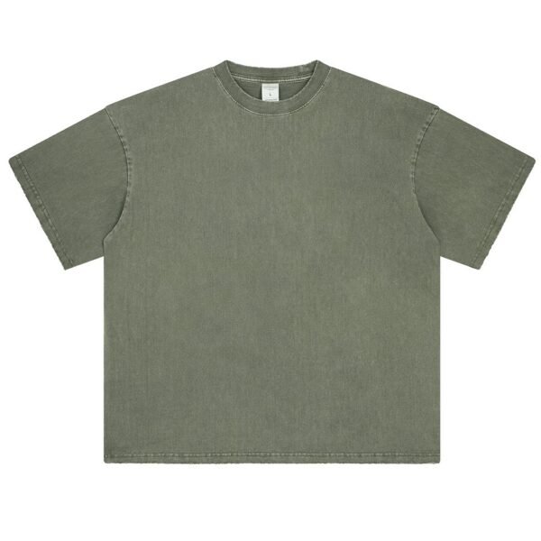 Men & Women's Oversized T-shirt New Style Washed Dyed Old Fashion Suit
