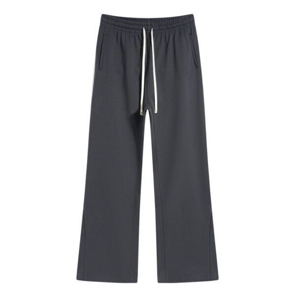 Pink Flared Cotton Pajama Pants for Men and Women - Image 4