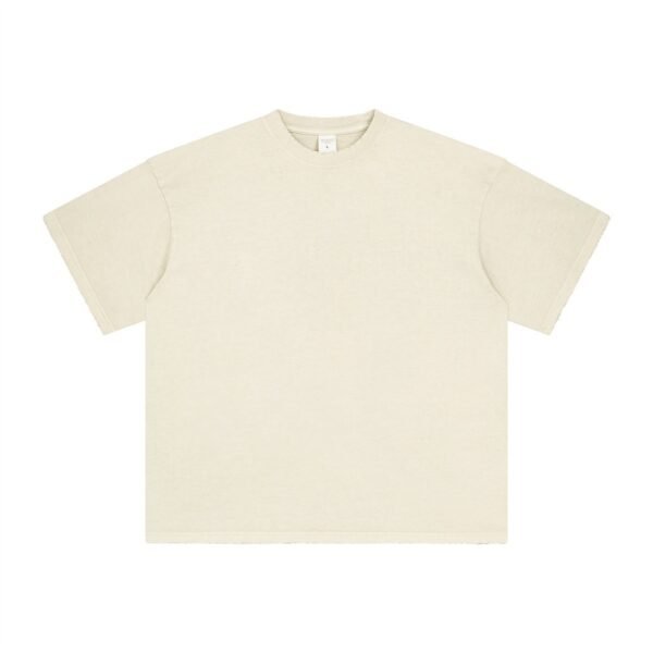 Men & Women's Oversized T-shirt New Style Washed Dyed Old Fashion Suit - Image 8