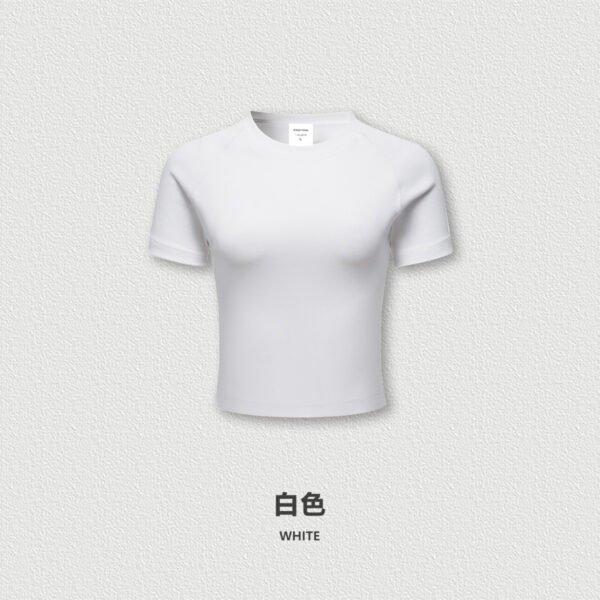 Crop Top T-Shirts – Brown Fitted Cotton Tee for Women - Image 7