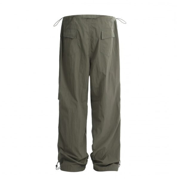 Unisex Dark Green Lightweight Traveler Pants - Image 2