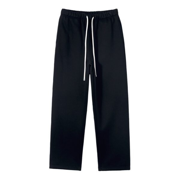 Unisex Beige Fleece Flare Sweatpants - Image 10