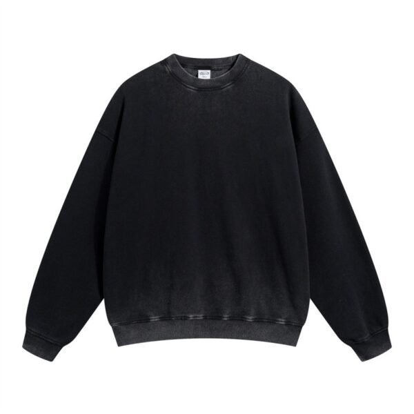 Primitive Hoodie – Washed Blue Vintage Crewneck Sweatshirt - Image 7