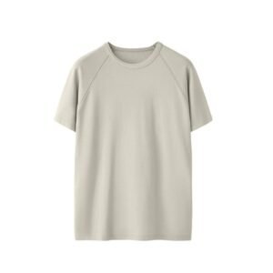 Sage green shirt – heavyweight stretch-fit short sleeve tee for men.