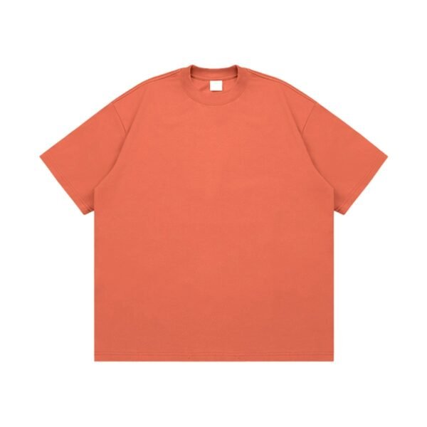 Orange unisex t-shirt – heavyweight 305G cotton streetwear tee with relaxed fit.