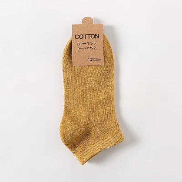 Brown Pure Cotton Short - Tube Socks - Sock Template (Adult & Child Sizes) - Image 5
