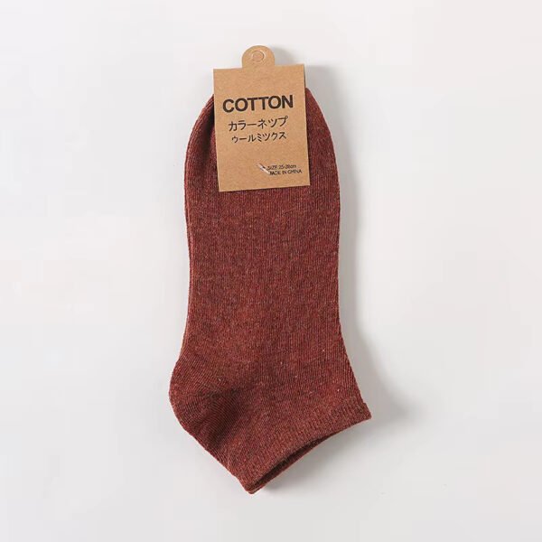 Brown Pure Cotton Short - Tube Socks - Sock Template (Adult & Child Sizes) - Image 7