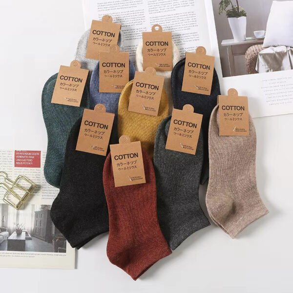 Brown Pure Cotton Short - Tube Socks - Sock Template (Adult & Child Sizes) - Image 13