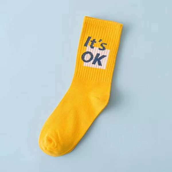 Personalized Compression Socks – “Yeah Right” Cotton Crew Socks for Adults - Image 6