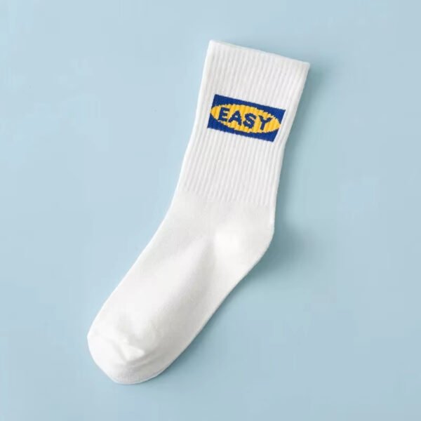 Personalized Compression Socks – “Yeah Right” Cotton Crew Socks for Adults - Image 2