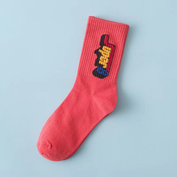 Personalized Compression Socks – “Yeah Right” Cotton Crew Socks for Adults - Image 16