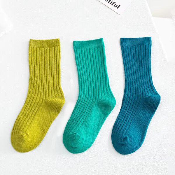 Personalized Tube Socks for Kids – Colorful Cotton Warm Home Socks - Image 5