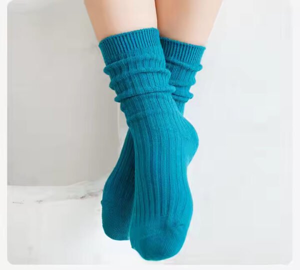 Personalized Tube Socks for Kids – Colorful Cotton Warm Home Socks - Image 3