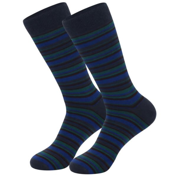 Adult Pure Cotton Red, Green, Yellow and Grey College Socks - Image 8