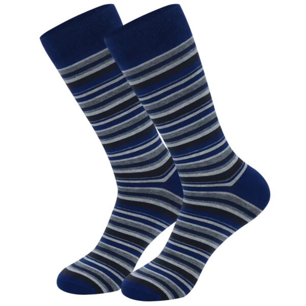 Adult Pure Cotton Red, Green, Yellow and Grey College Socks - Image 7
