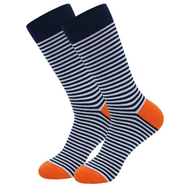 Adult Pure Cotton Red, Green, Yellow and Grey College Socks - Image 4