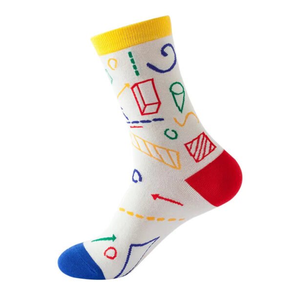 Adult Pure Cotton Blue, Orange, Brown & Beige Custom Baseball Socks - Image 6