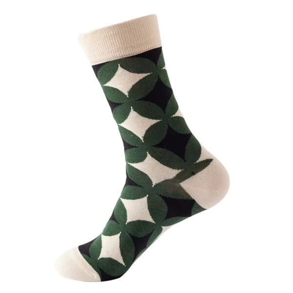 Adult Pure Cotton Blue, Orange, Brown & Beige Custom Baseball Socks - Image 5